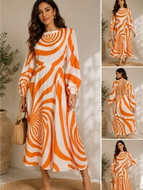 TRAFFIC PEOPLE Women’s Front Slit Maxi Dress